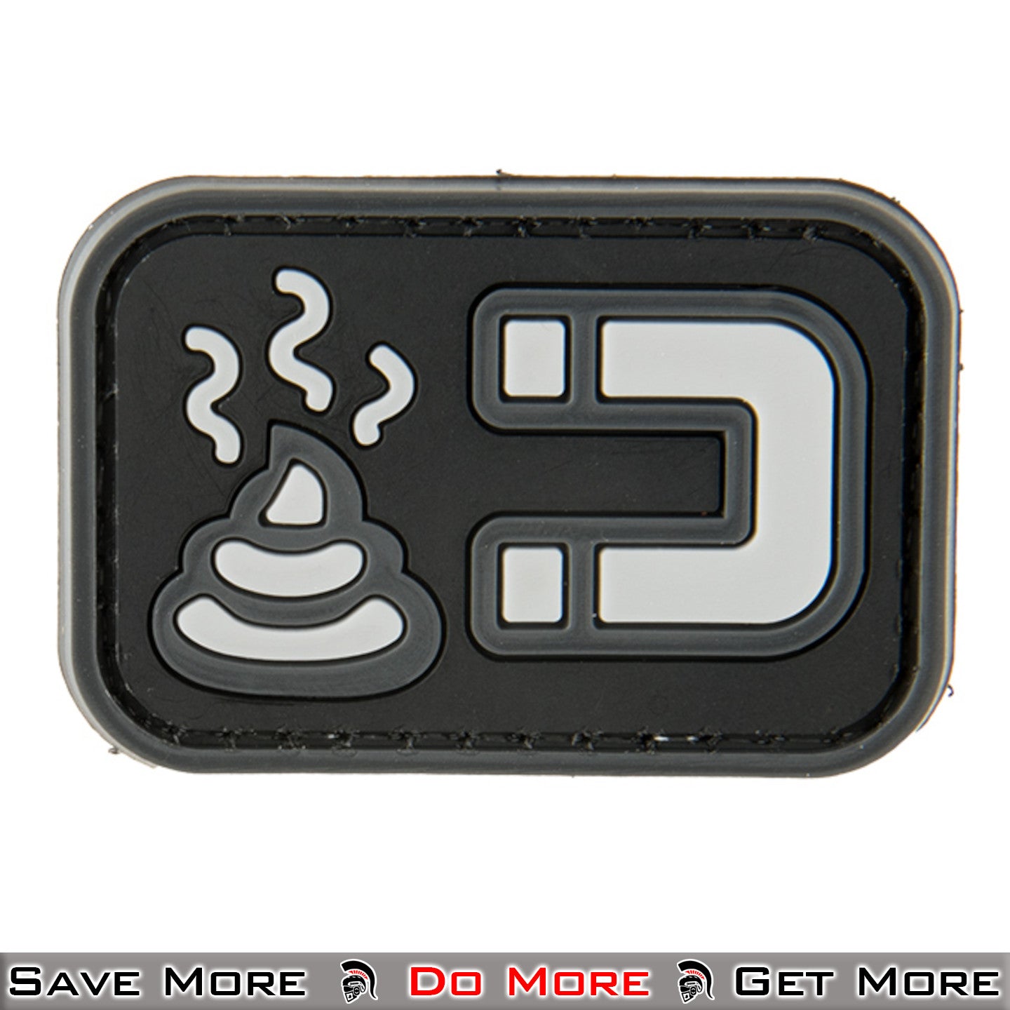 G-Force S--- Magnet Pvc Morale Patch - Grey