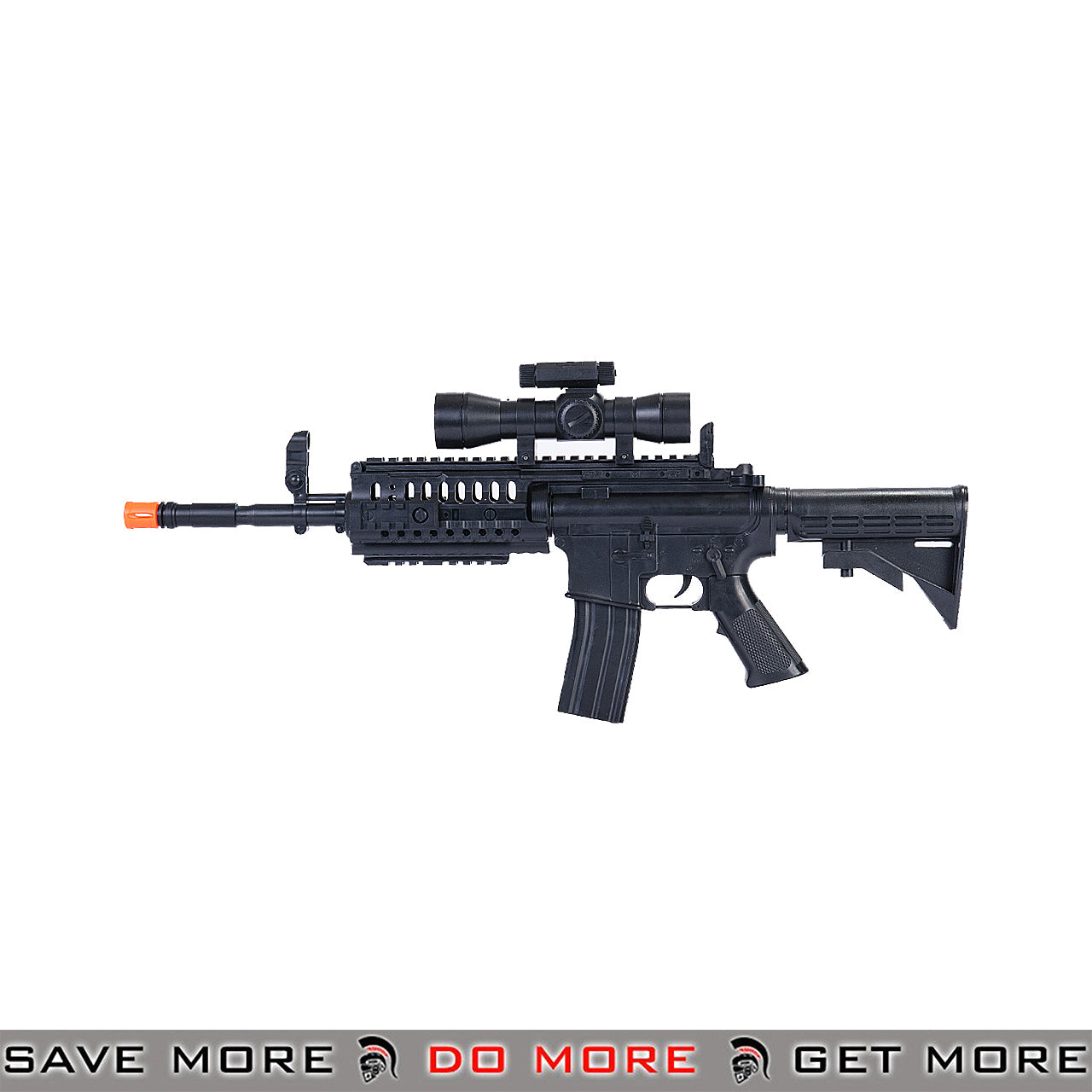 UKArms G70A Mini SIR Airsoft Spring Power Rifle w/ Scope, Laser Air Spring Rifles- ModernAirsoft.com