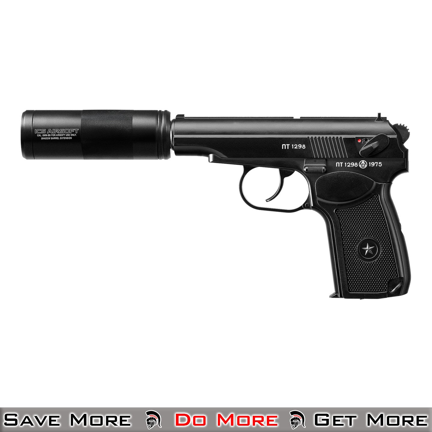 ICS PM2 CO2 Powered Airsoft Gun Training Pistol