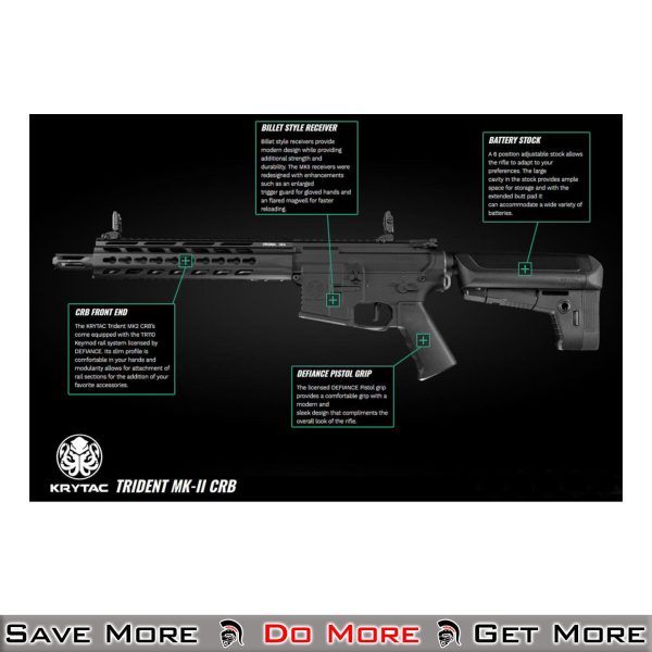 Krytac Trident CRB AEG Rifle Dark Earth