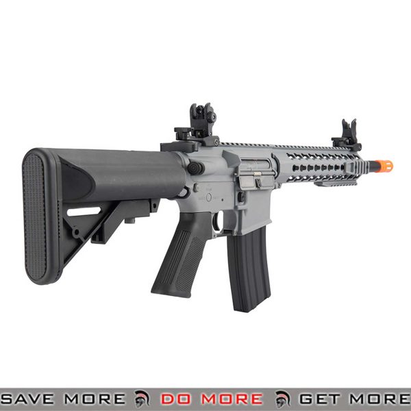 Airsoft AEG M4 Lancer Tactical 10 Inch Keymod LT-19B Grey Right