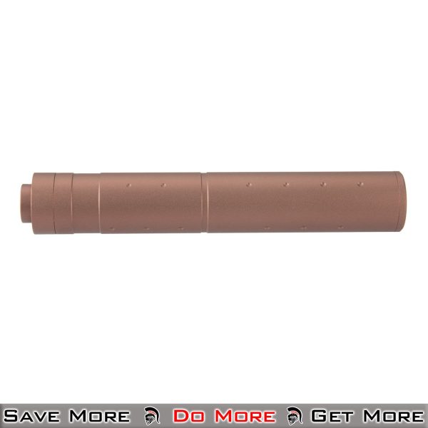 Lancer Tactical Extension Mock Suppressor Barrel Tan Profile