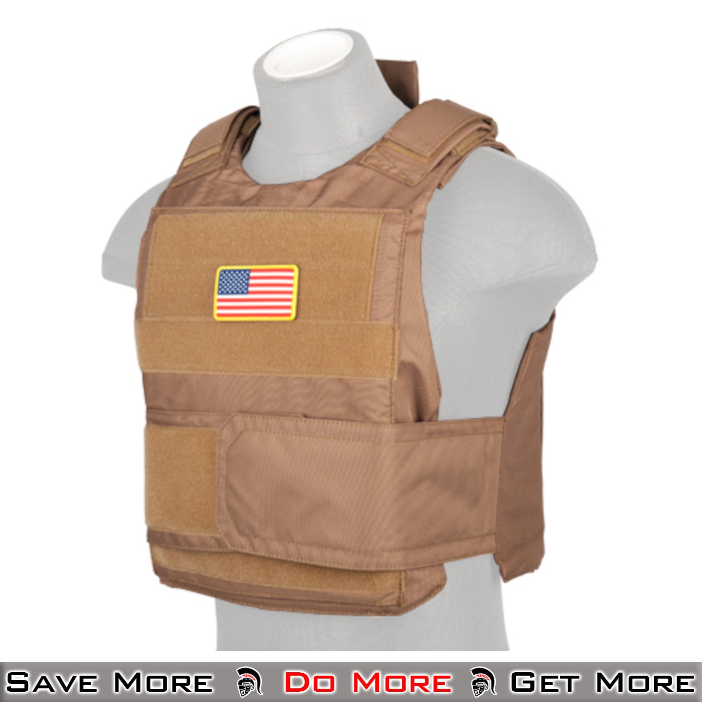 Lancer Tactical Vest Airsoft Vest Plate Carrier Front Angle