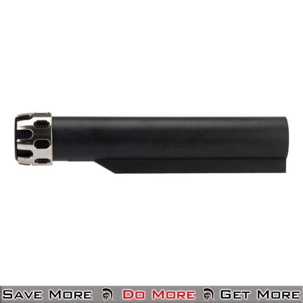 Lancer Tactical Buffer Tube for Airsoft AEG Rifles Black Profile