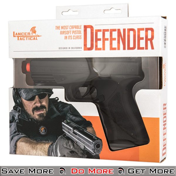 Lancer Tactical Defender Pistol CO2 Powered Airsoft Gun In Box