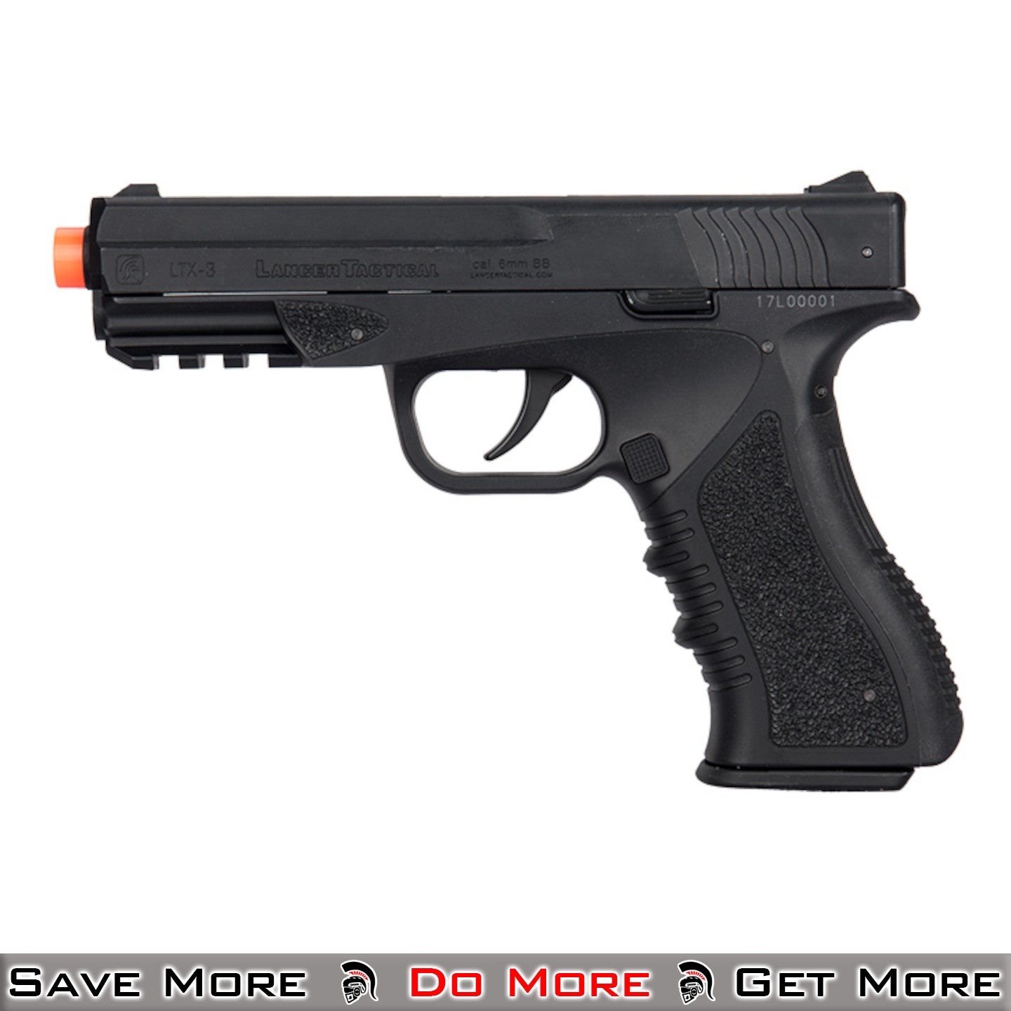 Lancer Tactical Defender Pistol CO2 Powered Airsoft Gun Left