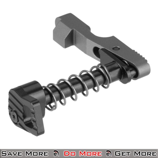Lancer Tactical Mag Release for Airsoft M4 AEG Rifles Grey