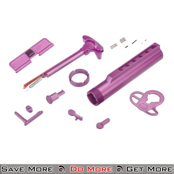 Lancer Tactical Purple Dress Up Kit for Proline Airsoft M4 AEG Rifles