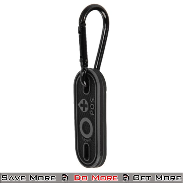 Lancer Tactical PVC O+ Blood Type Hang Tags - Black Facing Down
