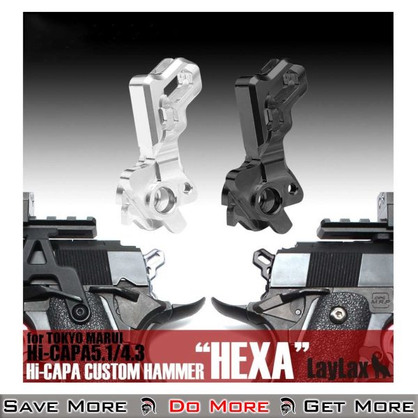 Laylax Hi-CAPA Custom Hammer ''HEXA'' SV for Airsoft Pistols - Image 5