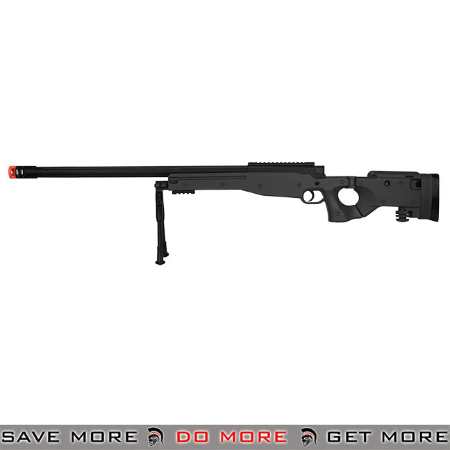 M1196B BOLT ACTION AIRSOFT SNIPER RIFLE WITH FOLDING STOCK [BLACK]