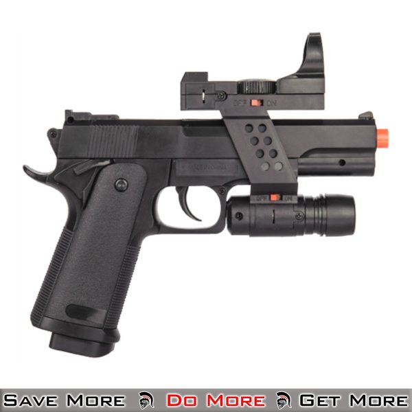 M1911 Spring Pistol Black Spring Powered Airsoft Gun Right