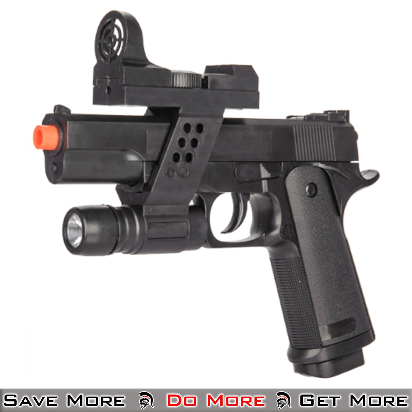 M1911 Spring Pistol Black Spring Powered Airsoft Gun Left