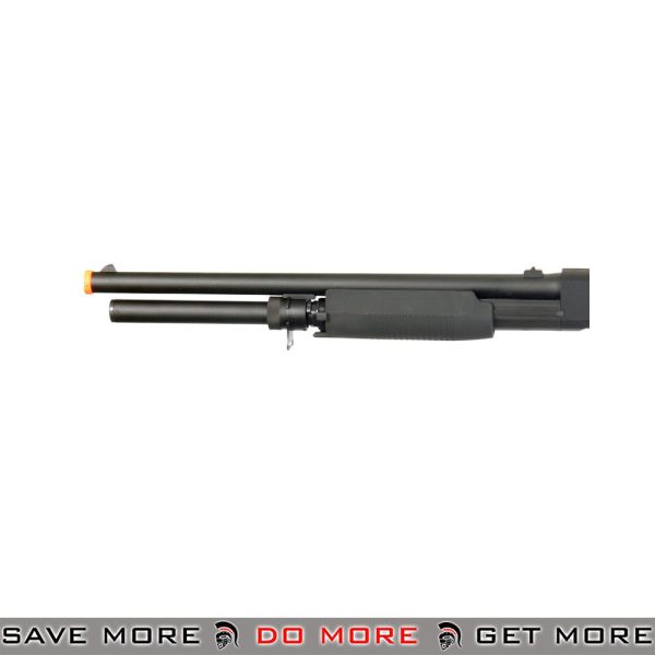 Double Eagle Tri Shot Shell Loading M3 Shotgun M56AL - Long, Pistol Grip, Full Stock Airsoft Shotguns- ModernAirsoft.com