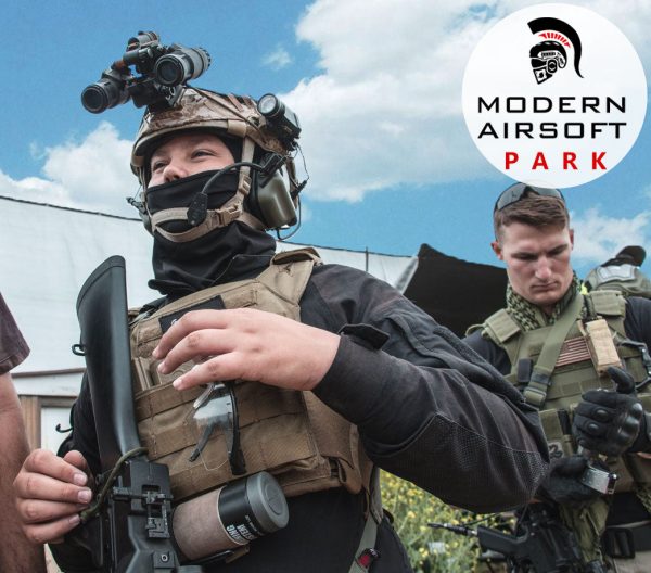 Modern Airsoft Park Summer Camp Boot Camp for Kids