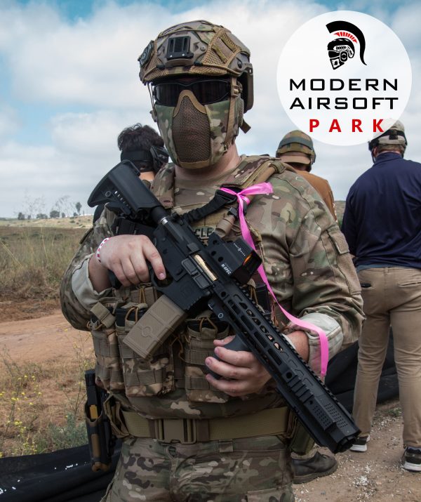 Modern Airsoft Park Summer Camp Boot Camp for Kids