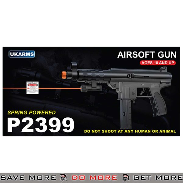 AMA Tactical Airsoft Spring SMG w/ Laser