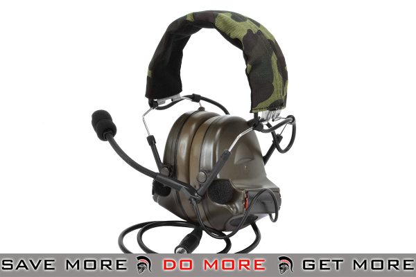 Z-Tactical COMTAC II Noise Reduction Hearing Protection Headset w/ Microphone - Foliage Green Head - Headsets- ModernAirsoft.com