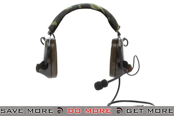 Z-Tactical COMTAC II Noise Reduction Hearing Protection Headset w/ Microphone - Foliage Green Head - Headsets- ModernAirsoft.com