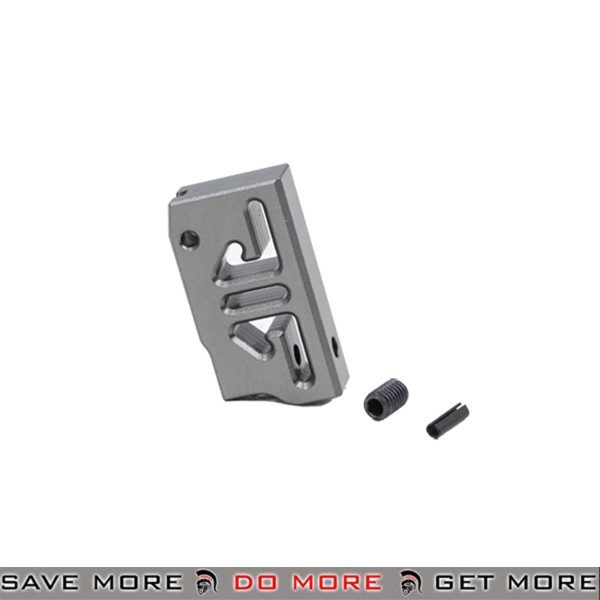 LA Capa Customs “S2” Flat Trigger For Hi Capa GBB Airsoft Pistols - Grey