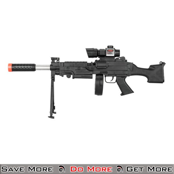 Spring Rifle W/ Scope Spring Powered Airsoft Gun Left