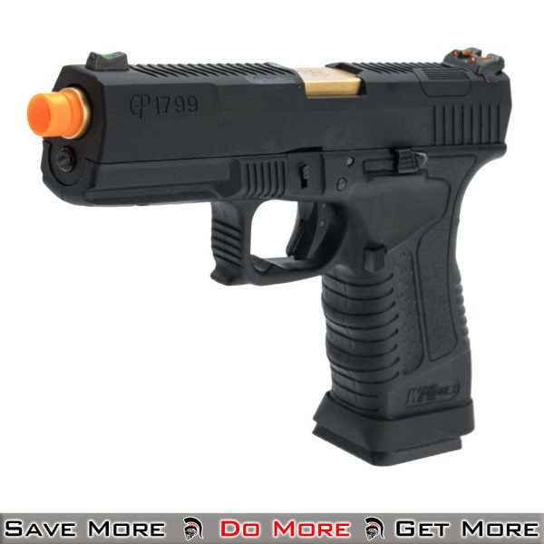 T1 Gas Blowback Airsoft GBB Gun Training Pistol Gold Angle