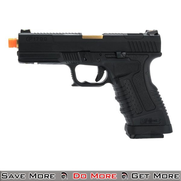 T1 Gas Blowback Airsoft GBB Gun Training Pistol Gold Left