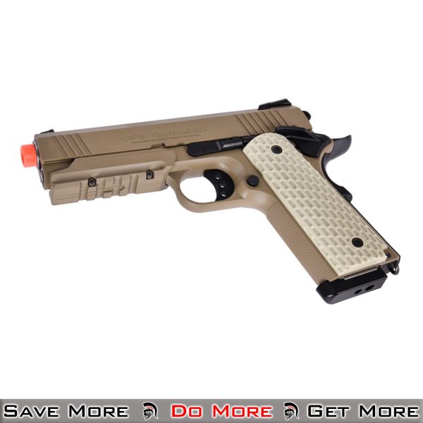 Tokyo Marui Desert GBB Gas Airsoft Gun Training Pistol On Side