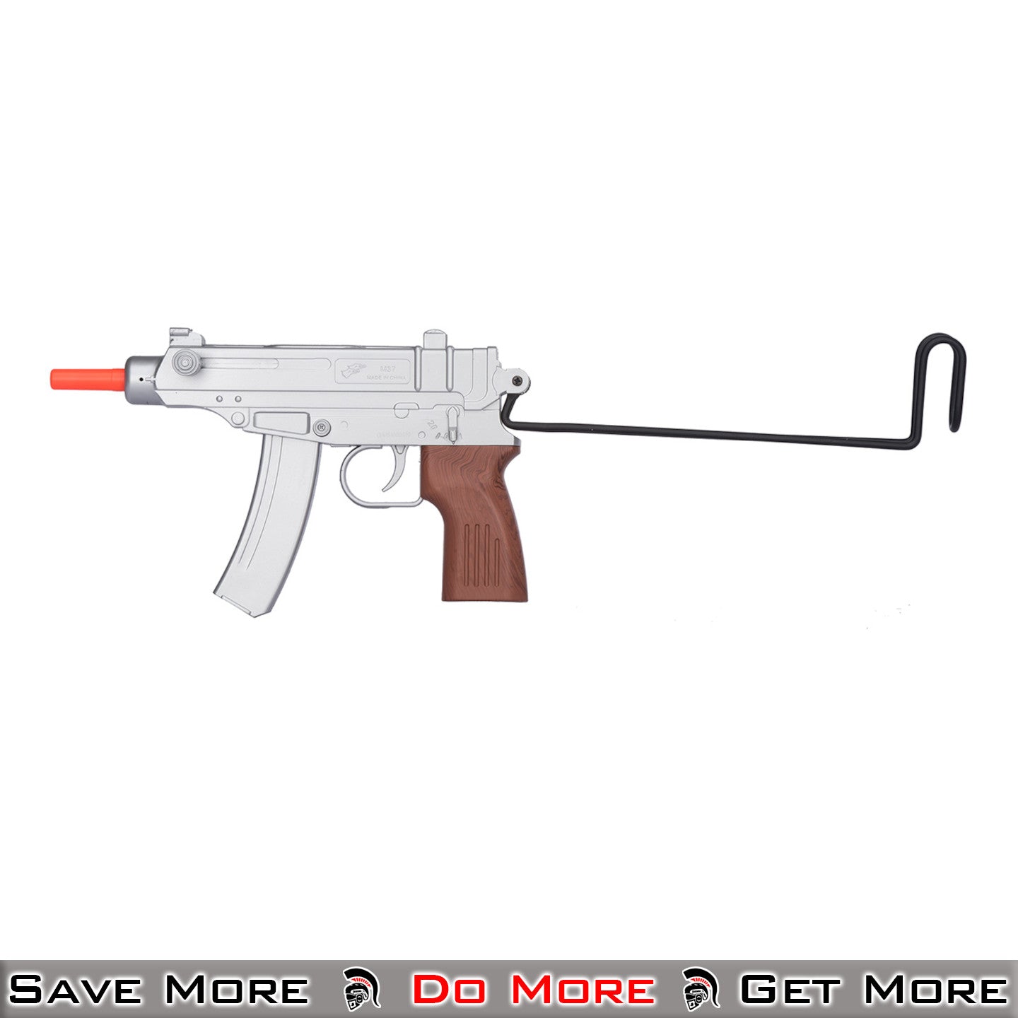 UK Arms M37AS Scorpion Pistol Spring Powered Airsoft Gun Left