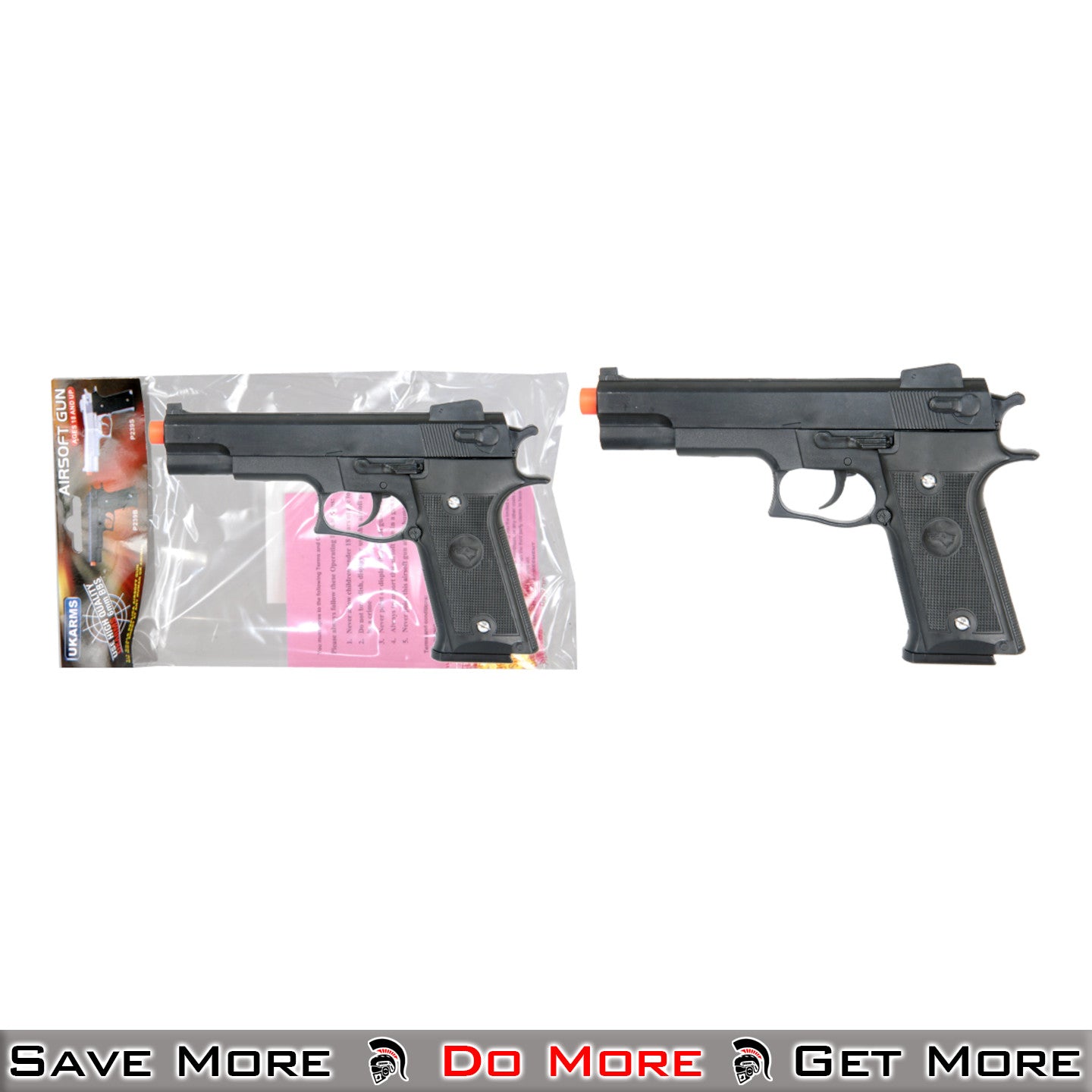 UK Arms Airsoft Pistol - Spring Powered Airsoft Gun