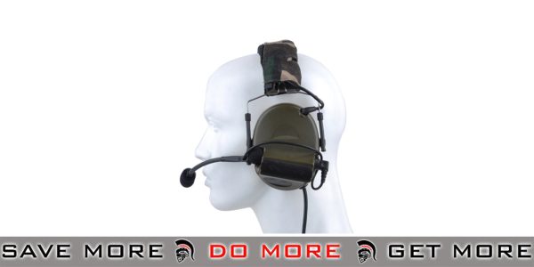 Z-Tactical COMTAC II Noise Reduction Hearing Protection Headset w/ Microphone - Foliage Green Head - Headsets- ModernAirsoft.com