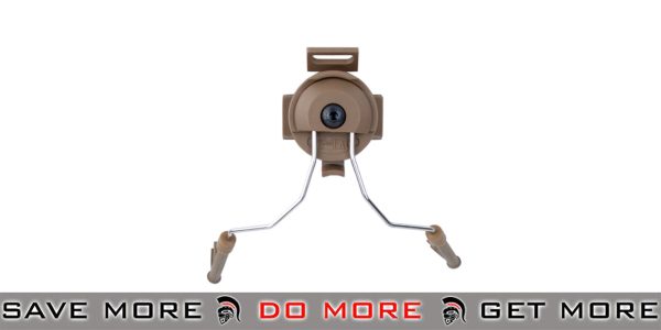 Z-Tactical Helmet Rail Adapter Set for COMTAC I / II Style Headsets - FDE Head - Headsets- ModernAirsoft.com