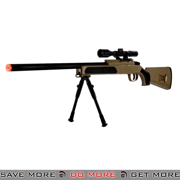 ZM / UKArms / Lancer Tactical APS2 ZM51 Bolt Action Airsoft Sniper Rifle [TAN]