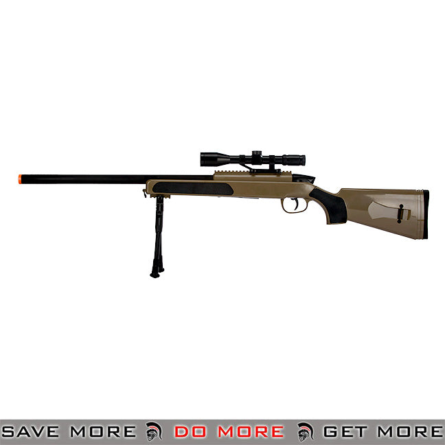 ZM / UKArms / Lancer Tactical APS2 ZM51 Bolt Action Airsoft Sniper Rifle [TAN]