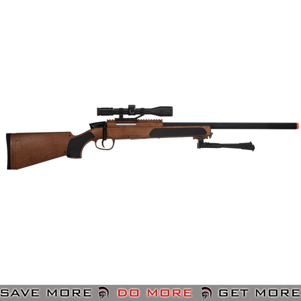 ZM51G MK51 SPRING BOLT ACTION AIRSOFT RIFLE WITH SCOPE [WOOD]