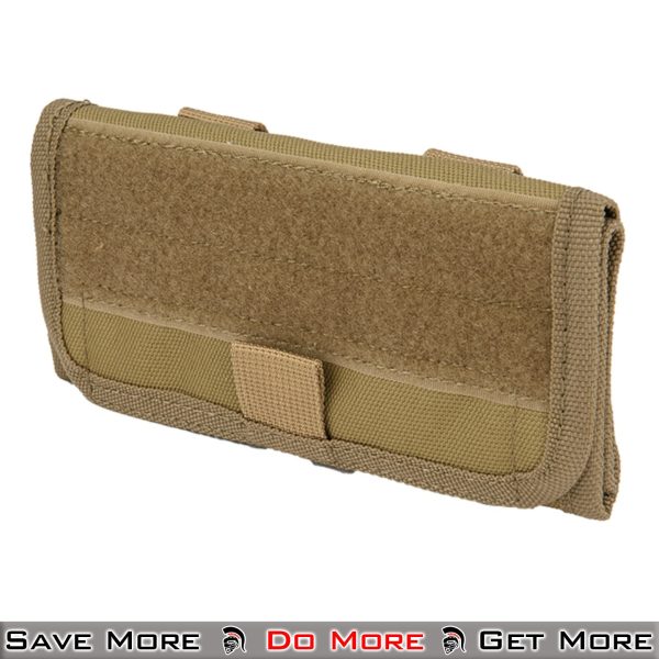 Code11 Cordura Admin Pouch MOLLE Airsoft Pouches Tan Back