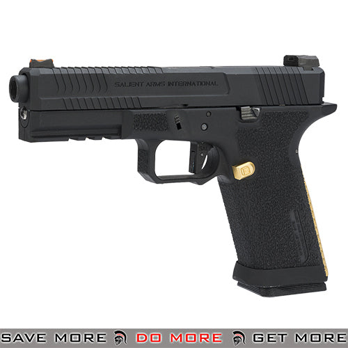 EMG Salient Arms International SAI BLU Airsoft Training Weapon Gas Blowback GBB Pistol GP-SAI-BLU - Black Gas Blowback Pistol- ModernAirsoft.com