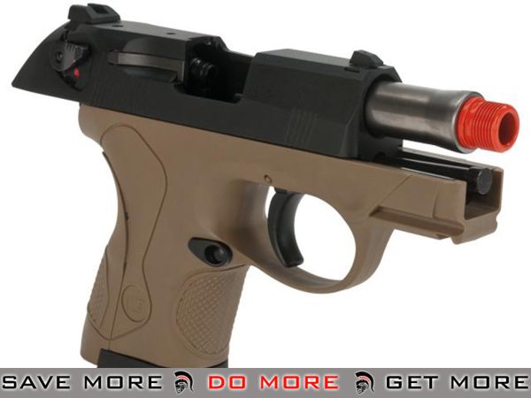 Bulldog Compact Airsoft Gas Blowback GBB Pistol by WE - Tan WE / CQB Master- ModernAirsoft.com